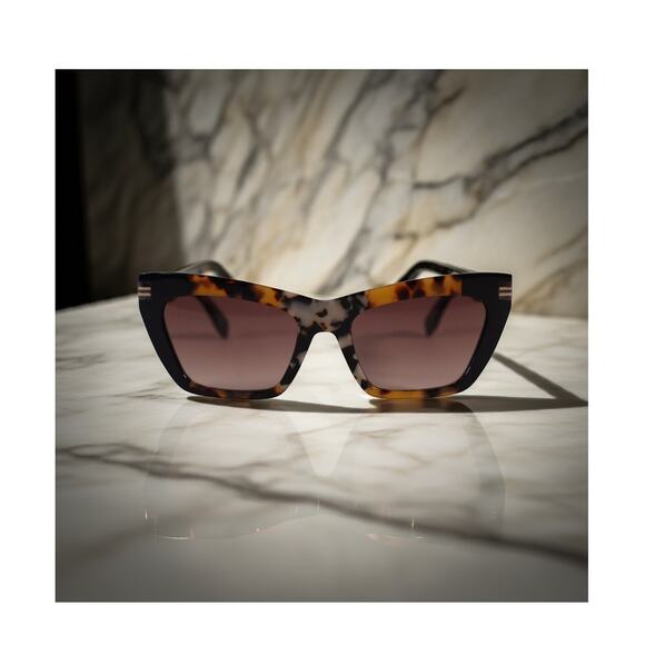 Marc Jacobs Rectangle Cat Eye Sunglasses - Havana / Brown Gradient - NWT main image 10